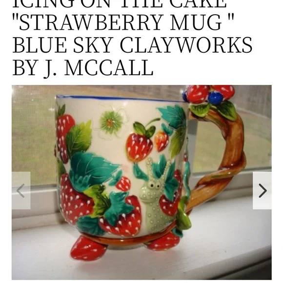 Colorful Strawberry Ceramic Mug - Picture 5 of 5